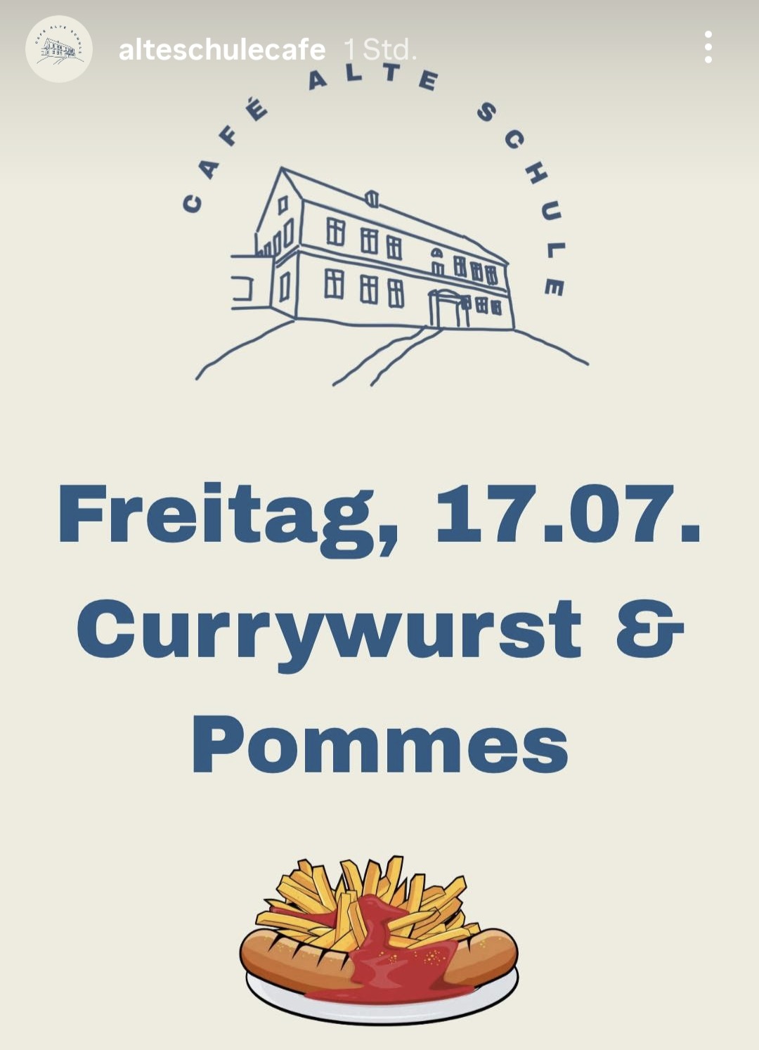 Am Freitag, den 17.07. gibt es die lang ersehnte Currywurst...